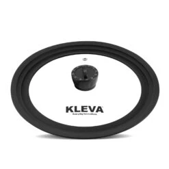 Universal Glass Lid With Detachable Timer Knob + Soft Touch Silicone Rims - Kleva Range -Home Living Store TimerLid 02