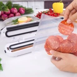 Kleva® Vac Seal & Save Food Saver Vacuum Sealer + FREE Sealer Bags Rolls - Kleva Range -Home Living Store VacSeal Save WebReady 20