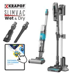 KRAPOF® Wet & Dry 2-in-1 Cordless Stick Vacuum And Smart Mop Floor Cleaner - Kleva Range