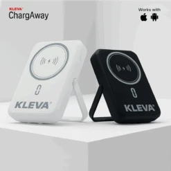 ChargAway 5-in-1 Compact Wireless Power Bank 10000mAh Fast Charge All Devices In 30 Minutes - Kleva Range