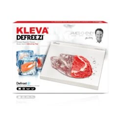 Defreezi® Defrosting Tray De-Thaw Meat + Frozen Food Up To 5x Faster! - Kleva Range -Home Living Store chemical free fast defrosting tray dethaw food instantly