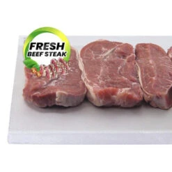 Defreezi® Defrosting Tray De-Thaw Meat + Frozen Food Up To 5x Faster! - Kleva Range -Home Living Store defreezi defrosting tray board mat defrost as seen on tv silver ridges