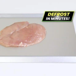 Defreezi® Defrosting Tray De-Thaw Meat + Frozen Food Up To 5x Faster! - Kleva Range -Home Living Store defreezi defrosting tray plate board quick easy cold ice