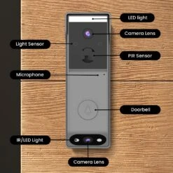 KLEVA® Security Wireless Video Doorbell Dual 1080p HD Camera - Kleva Range -Home Living Store dualcamdoorbelldesignedthumbnails 05 5ab6f035 a306 47a5 9dd9 12d45ff67010