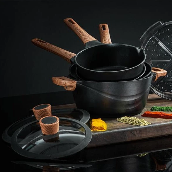 Diamond Earth® Premium Cookware 7pc Set With Superior Non-Stick Coating + FREE Steamer + E-BOOK - Kleva Range 10 Diamond Earth® Premium Cookware 7pc Set With Superior Non-Stick Coating + FREE Steamer + E-BOOK - Kleva Range - Image 8