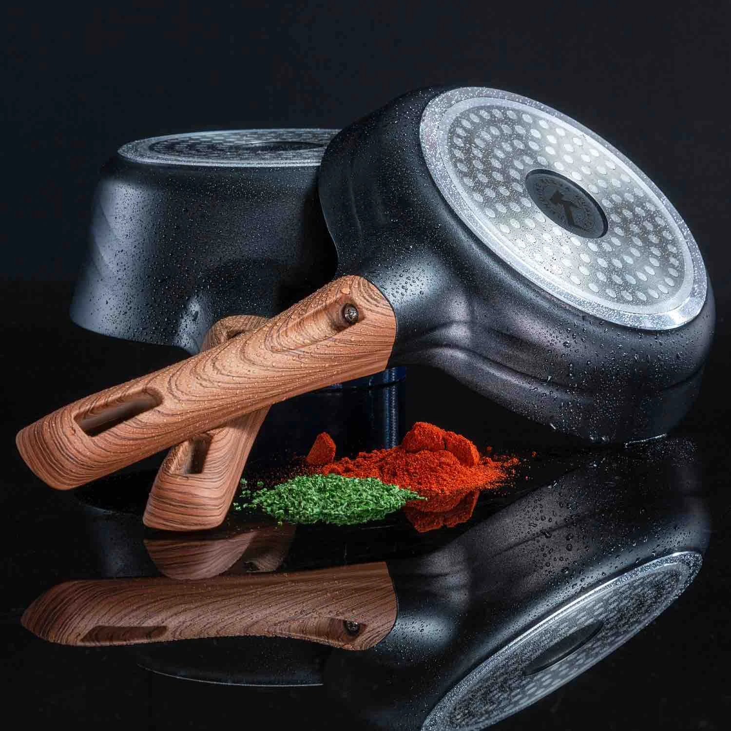 Diamond Earth® Premium Cookware 7pc Set With Superior Non-Stick Coating + FREE Steamer + E-BOOK - Kleva Range 12 Diamond Earth® Premium Cookware 7pc Set With Superior Non-Stick Coating + FREE Steamer + E-BOOK - Kleva Range - Image 10