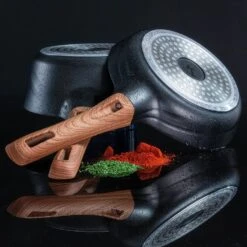 Diamond Earth® Premium Cookware 8pc Jumbo Set With Superior Non-Stick Coating + Mighty Mix™ 3-in-1 Blender Set - Kleva Range -Home Living Store premium pan set on tv 7f0d9e36 17b0 4bcd 9dfd bbf5d44cff58