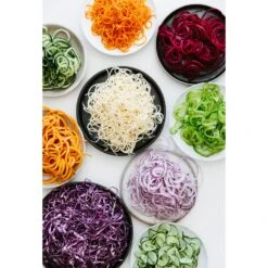 Sumo Spiralizer + 4 Interchangeable Blades - Create Vegetable Pasta In Seconds! - Kleva Range -Home Living Store premium vegetable spiral slicer with 4 blades on tv