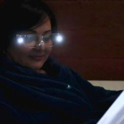 Zoom Vision+ TV Double Offer With Built In LED Lights + FREE Sunglasses & Case! - Kleva Range -Home Living Store read fine print glasses