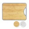 Double Sided Bamboo + Marble Look Chopping Board! - Kleva Range -Home Living Store reversible bamboo and polypropylene chopping board
