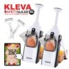 Kleva Safety Slicer™️ One-Push XL Vegetable Slicer 2 Pack + BONUS Peelers + Cooking E-Book - Kleva Range -Home Living Store safety slicer NEW thumbnail 01