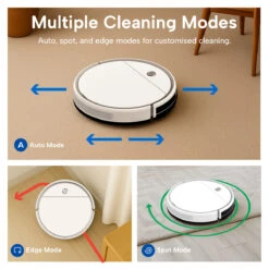 KRAPOF® Slim Robo Vac Super Quiet Robotic Vacuum Cleaner - Kleva Range -Home Living Store slim robo vac thumbnail 05